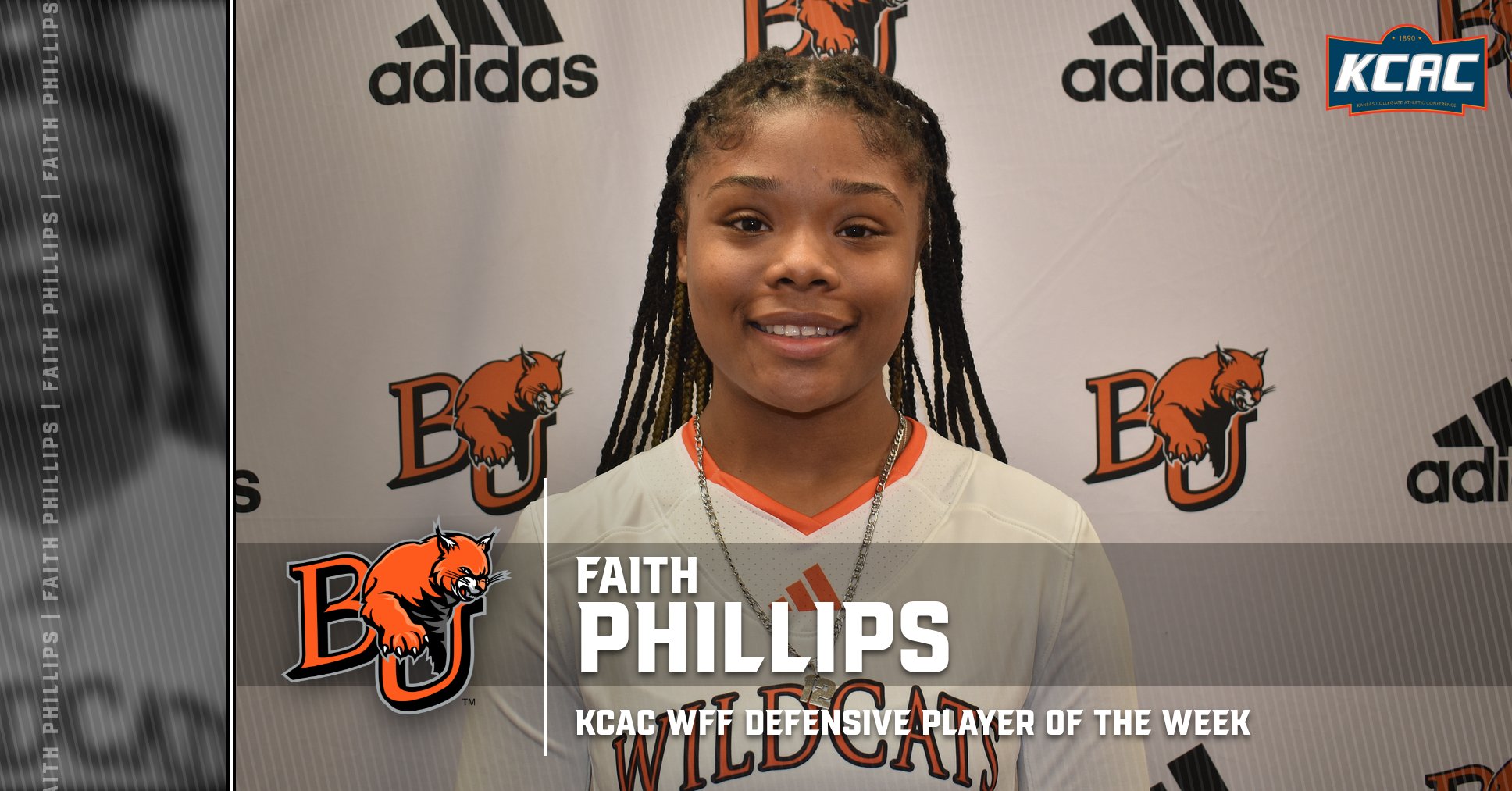 Phillips Selected KCAC Defensive Player of the Week