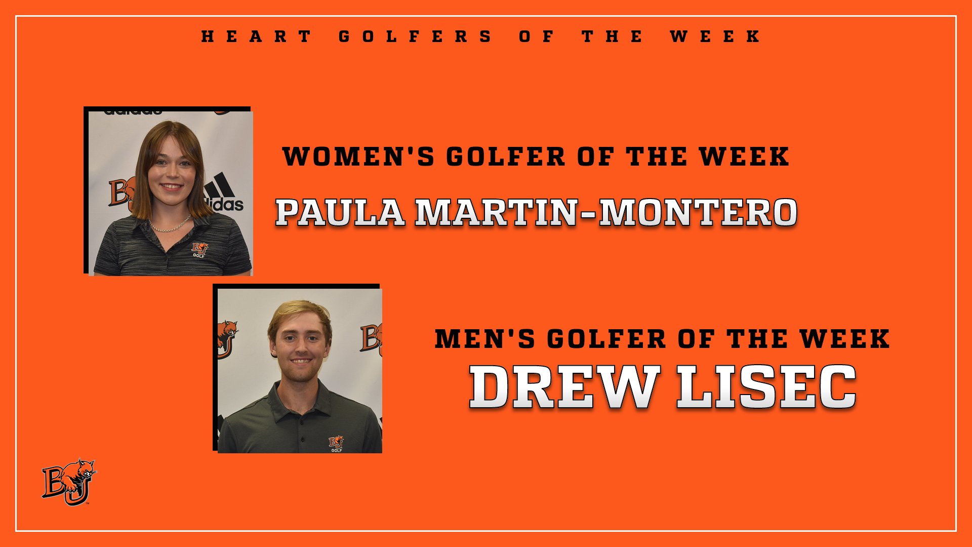Wildcats Sweep Heart Golfer of the Week Honors