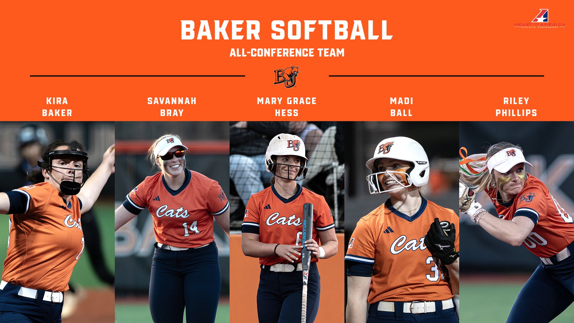 Five Wildcats Earn Softball All-Conference Honors