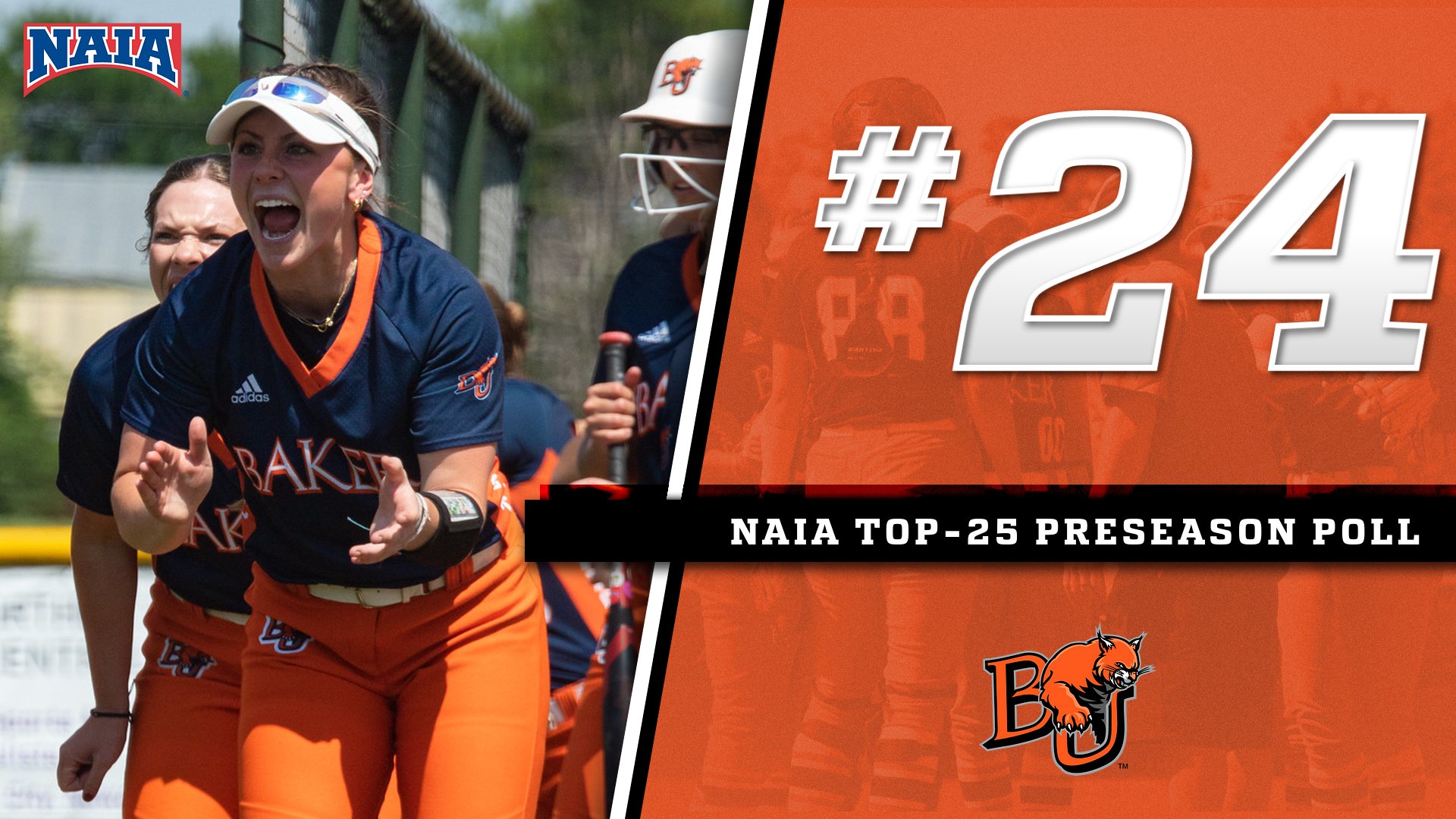 Baker Softball Ranked No. 24 in NAIA Preseason Top-25 Poll